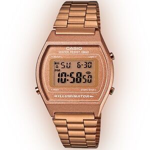 Vintage Rose Gold Casio Watch
